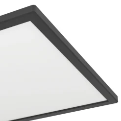 Eglo ROVITO-R Plafondarmaturen Kunststof zwart / Kunststof wit H: 30 mm