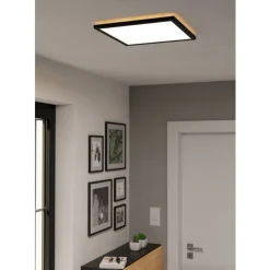 Eglo ROVITO-R Plafondarmaturen Kunststof zwart / Kunststof wit H: 30 mm