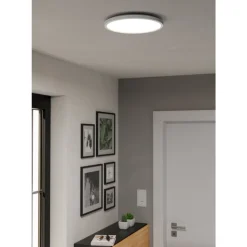 Eglo ROVITO-Z Plafondarmaturen Kunststof wit / Kunststof wit H: 30 mm | Ø 300 mm