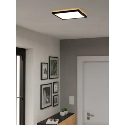 Eglo ROVITO-Z Plafondarmaturen Kunststof zwart / Kunststof wit H: 30 mm