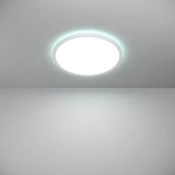 Eglo ROVITO-Z Plafondarmaturen Kunststof wit / Kunststof wit H: 30 mm | Ø 389 mm