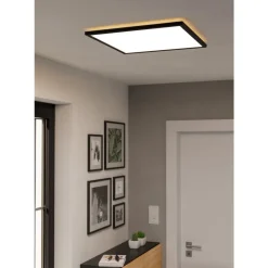 Eglo ROVITO-Z Plafondarmaturen Kunststof zwart / Kunststof wit H: 32 mm