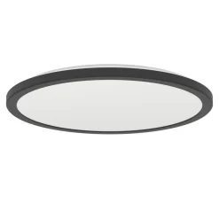 Eglo ROVITO-Z Plafondarmaturen Kunststof zwart / Kunststof wit H: 30 mm | Ø 389 mm