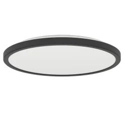 Eglo ROVITO-Z Plafondarmaturen Kunststof zwart / Kunststof wit H: 30 mm | Ø 300 mm