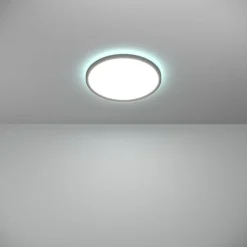 Eglo ROVITO-Z Plafondarmaturen Kunststof zwart / Kunststof wit H: 30 mm | Ø 300 mm