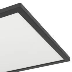 Eglo ROVITO-Z Plafondarmaturen Kunststof zwart / Kunststof wit H: 30 mm