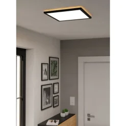 Eglo ROVITO-Z Plafondarmaturen Kunststof zwart / Kunststof wit H: 30 mm