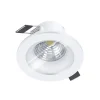 Eglo SALABATE inbouwarmatuur aluminium wit / Glas helder Ø 88 mm