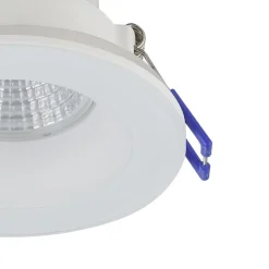 Eglo SALABATE inbouwarmatuur aluminium wit / Glas helder Ø 88 mm