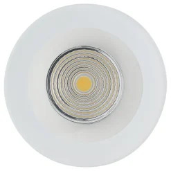 Eglo SALABATE inbouwarmatuur aluminium wit / Glas helder Ø 88 mm