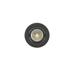 Eglo SALICETO inbouwarmatuur aluminium zwart H: 42 mm | Ø 88 mm