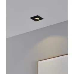 Eglo SALICETO inbouwarmatuur aluminium zwart / Glas helder, wit H: 42 mm