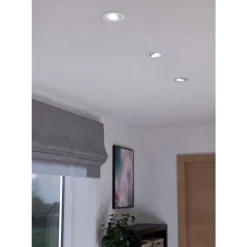 Eglo SALICETO inbouwarmatuur aluminium wit H: 42 mm | Ø 88 mm