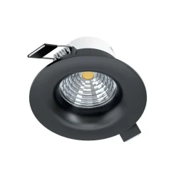 Eglo SALICETO inbouwarmatuur aluminium zwart H: 42 mm | Ø 88 mm