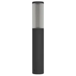 Eglo SALLE Sokkelarmaturen aluminium, kunststof zwart / Kunststof zwart-transparant H: 465 mm | Ø 75 mm