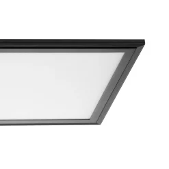 Eglo SALOBRENA 1 Plafondarmaturen aluminium, staal zwart / Kunststof wit H: 50 mm