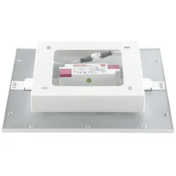 Eglo SALOBRENA 1 Plafondarmaturen aluminium, staal wit / Kunststof wit H: 50 mm