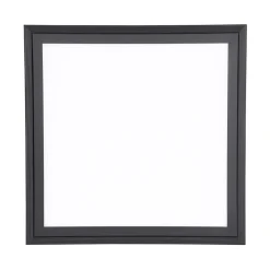 Eglo SALOBRENA 1 Plafondarmaturen aluminium, staal zwart / Kunststof wit H: 50 mm