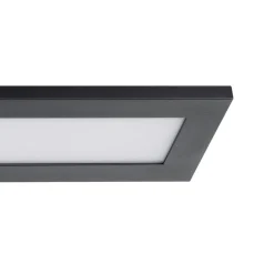 Eglo SALOBRENA 1 Plafondarmaturen aluminium zwart / Kunststof wit H: 45 mm