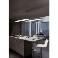 Eglo SALOBRENA 1 rasterarmatuur aluminium wit / Kunststof wit H: 11 mm