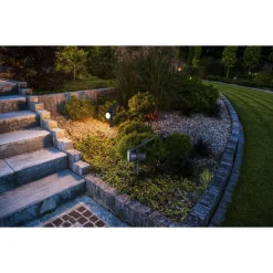 Eglo SAMBUCO zonne-energiearmatuur Kunststof zwart H: 375 mm