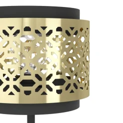 Eglo SANDBACH Tafellampen staal zwart, geelkoper H: 450 mm | Ø 240 mm