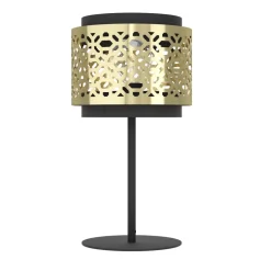 Eglo SANDBACH Tafellampen staal zwart, geelkoper H: 450 mm | Ø 240 mm