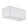 Eglo SANIA 4 Wandlamp aluminium wit H: 80 mm