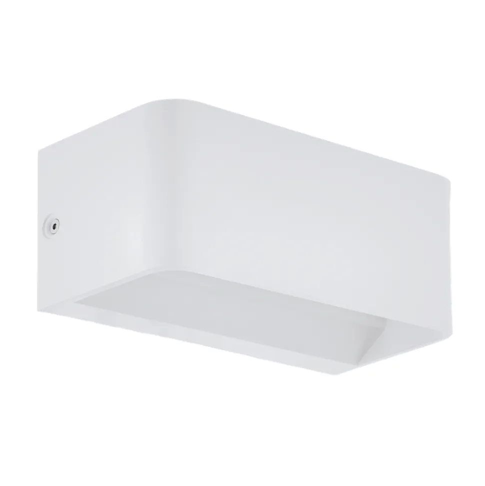 Eglo SANIA 4 Wandlamp aluminium wit H: 80 mm