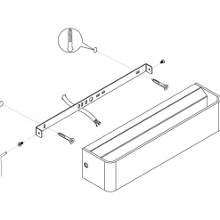 Eglo SANIA 4 Wandlamp aluminium nikkel-mat H: 80 mm