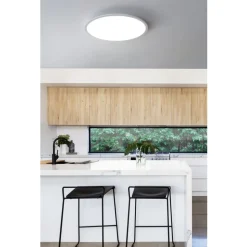 Eglo SARSINA-A Plafondarmaturen aluminium wit / Kunststof wit H: 50 mm | Ø 600 mm