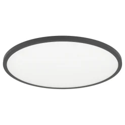 Eglo SARSINA-Z Plafondarmaturen aluminium, staal zwart / Kunststof wit H: 52 mm | Ø 600 mm