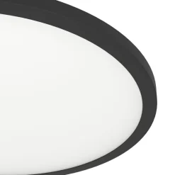 Eglo SARSINA-Z Plafondarmaturen aluminium, staal zwart / Kunststof wit H: 52 mm | Ø 450 mm