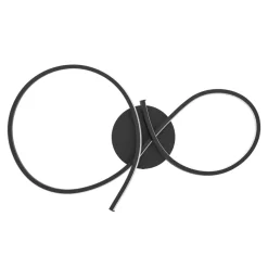 Eglo SERPINS Plafondarmaturen aluminium, staal zwart / Kunststof wit H: 75 mm