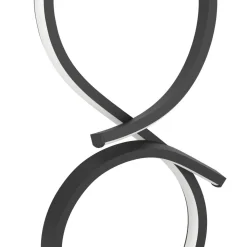 Eglo SERPINS Tafellampen aluminium, staal zwart / Kunststof wit H: 405 mm