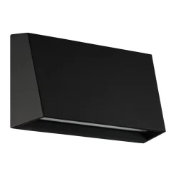 Eglo SPONGANO Wandlamp aluminium zwart / Kunststof transparant H: 120 mm