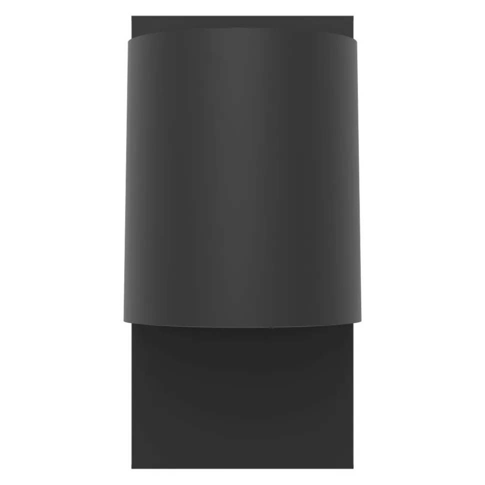 Eglo STAGNONE Wandlamp aluminium, staal zwart / Glas helder H: 205 mm