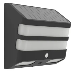 Eglo STIAPPA zonne-energiearmatuur Kunststof zwart / Kunststof wit H: 200 mm