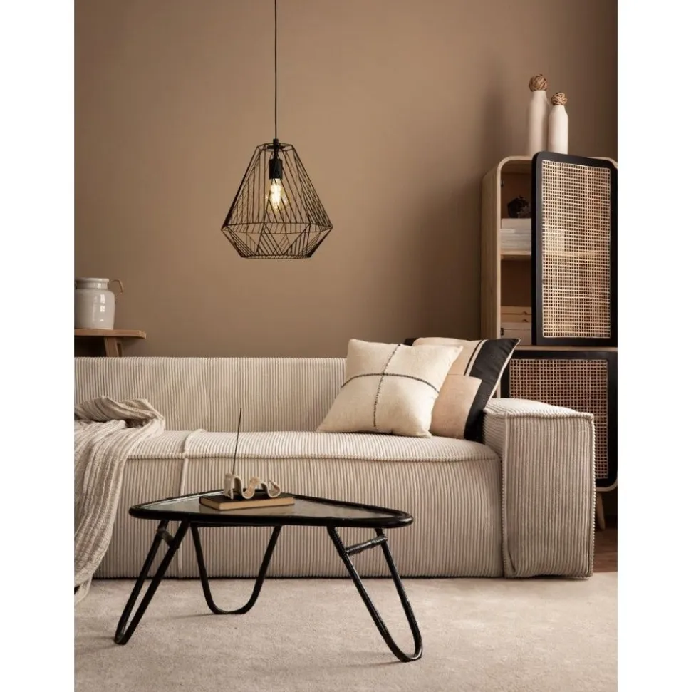 Eglo STYPE hanglamp staal zwart H: 1100 mm | Ø 330 mm
