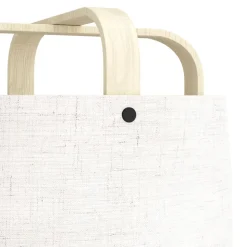 Eglo SURFLEET Tafellampen staal zwart / hout, textiel natuur H: 515 mm | Ø 200 mm