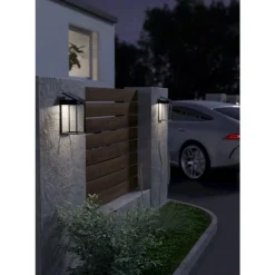 Eglo SUZZARA zonne-energiearmatuur Kunststof zwart / Kunststof wit H: 250 mm