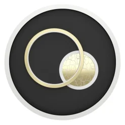 Eglo TIRIOLO Wand-/plafondlamp staal, kunststof zwart, goud H: 60 mm | Ø 380 mm