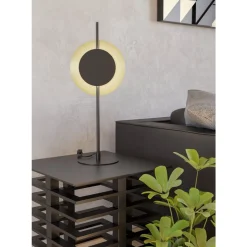 Eglo TOCINA Tafellampen staal zwart, geborsteld messing H: 600 mm