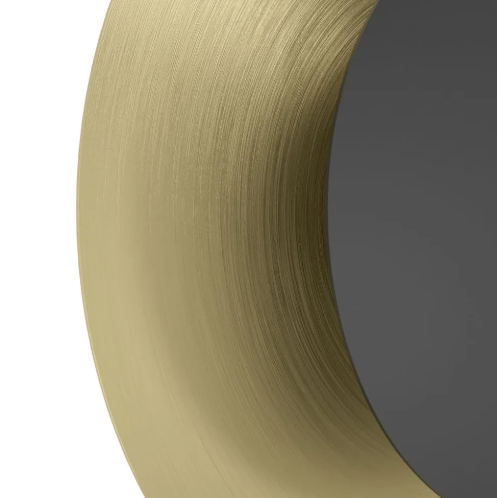 Eglo TOCINA Wandlamp staal zwart, geborsteld messing Ø 240 mm