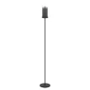 Eglo TOOTHILL Staande lampen staal zwart / glas gestoomd zwart-transparant H: 1535 mm | Ø 105 mm
