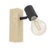 Eglo TOWNSHEND 3 spot hout, staal bruin, zwart