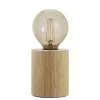 Eglo TURIALDO Tafellampen Hout bruin H: 100 mm | Ø 85 mm