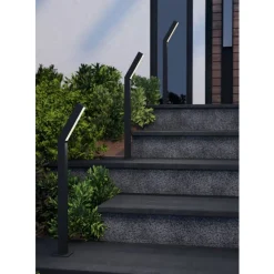 Eglo UGENTO Staande lampen aluminium, staal zwart / Kunststof wit H: 790 mm