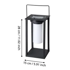 Eglo USIGNI Tafellampen Kunststof zwart / Kunststof wit H: 280 mm