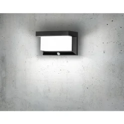 Eglo UTRERA zonne-energiearmatuur Kunststof zwart / Kunststof wit H: 120 mm